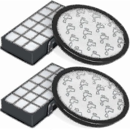 Set med 2 hepa-filter för Rowenta Silence Force Cyclonic 4AAAA RO7647EA RO7663EA RO7676EA RO7681EA ( [DB]