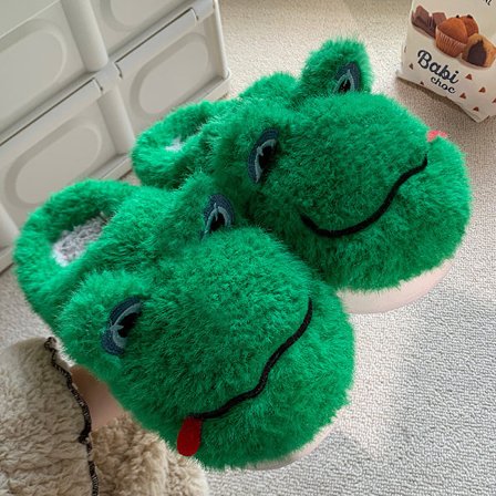 Søt innendørs hjem varm tykk bunn plysj anti-skli carto