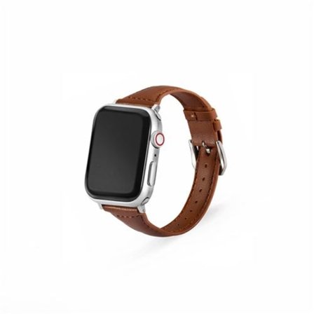 Tunt läderarmband kompatibelt med Apple Watch Series 6 / SE / 5/4 40mm - Br