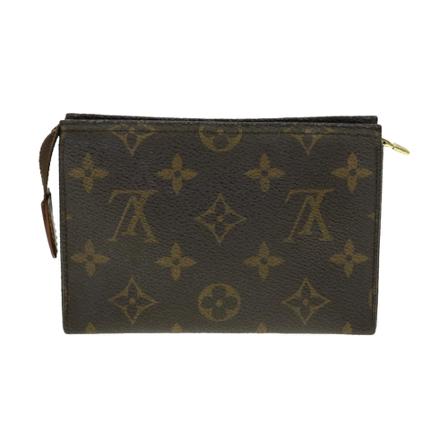 Louis Vuitton Vintage, Louis Vuitton Poche Toilette 15 Bruin, Dames, Maat:ONE Size