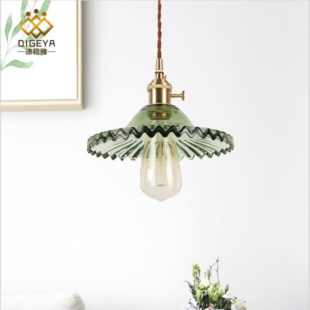 Industriell Vintage Glas Taklampa Vintage Glas Taklampa