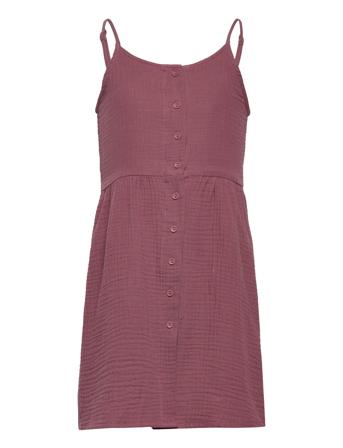 Kogthyra Button Strap Dress Wvn Pink Kids Only