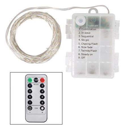 19,9ft LED Vattentät Lågspänning USB Koppartråd String Fe Lampor Strip med FjärrkontrollGrön 6m/19,9ft