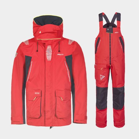 Completo da vela Musto BR2 Offshore 2.0, True Red, uomo, X-Large