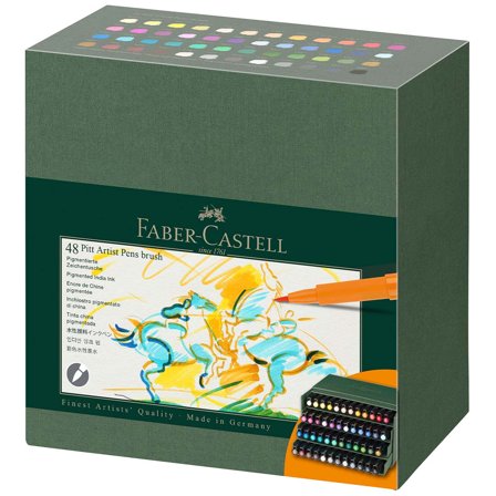 Faber-Castell PITT Artist Brush Lot de 48 Atelier