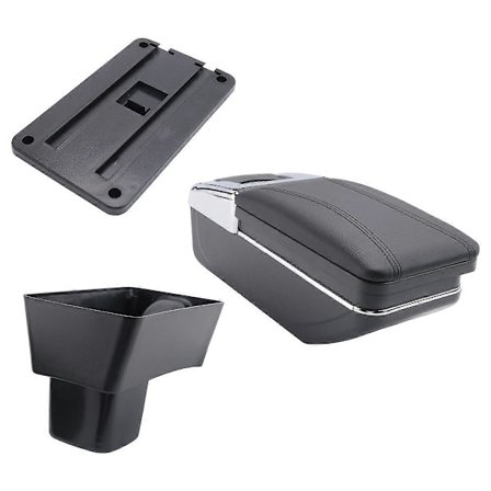 Bil Opbevaringsboks PU Læder Centralt Armlæn Boks til Suzuki Swift 2005-2019 Interiør Tilbehør