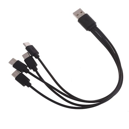 1/2/3/4 i 1 Multi Opladningskabel USB til USB C Stikledning til Telefoner Tablets