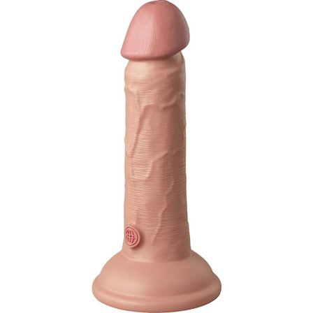 King Cock Elite: Dual Density Silicone Vibrating Cock
