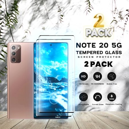 2 Pack Samsung Galaxy Note 20 5G -Härdat glas 9H -Super kvalitet