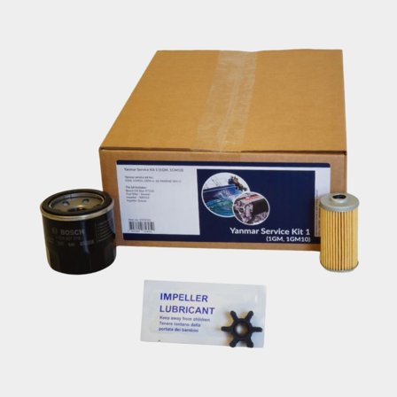 Kit de révision 104500-55710 / 119305-35151 / 128171-12540 / 128176-42071 pour Yanmar 1GM, 1GM10