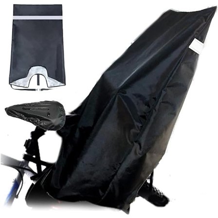 Polkupyörän satulan sadesuoja - heijastinnauhoilla - 420D - 85 x 65 x 55 cm