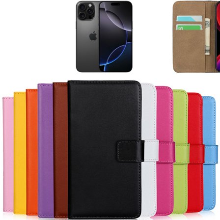 iPhone 16 Pro Max lompakotelo lompakko kotelo kuori vaaleanpunainen -