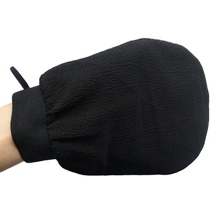 Skrubbehandske, Hamam - Sort