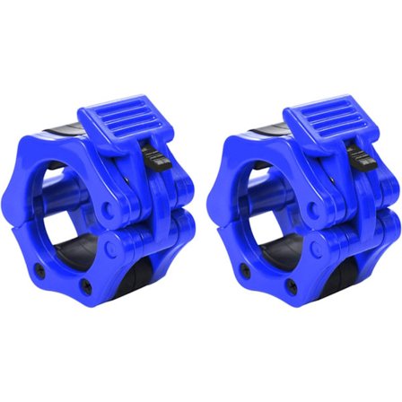 Låsering Låsekrave til Træning Styrketræning Hurtig Udløsning 50mm Pakke med 2(Blå)