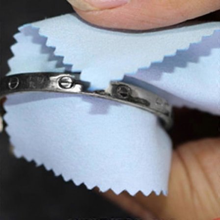 50 st Silverputsduk Rengöringsduk Med Förpackning Torkduk Silver