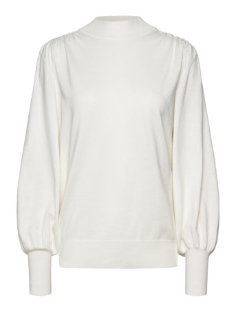 Minus Msilma Mock Neck Pullover - Cream - S