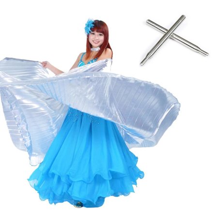 Ammattimainen Angel Isis -siivet vatsatanssi-festivaaliasu