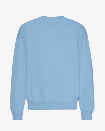 Organic Oversized Crew - Seaside Blue