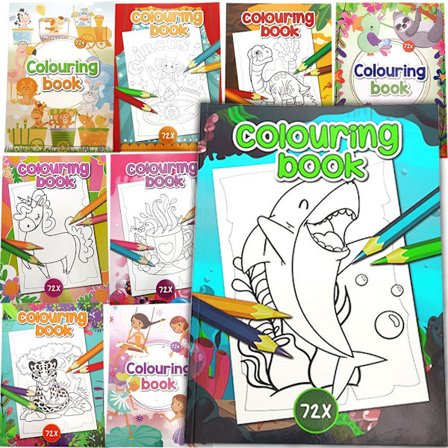 Malebog til Børn - 1 stk. Hvid