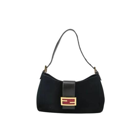 Fendi Vintage Pre-owned Shoulder Tas , Zwart , Dames , Maat: ONE Size Vintage Tassen