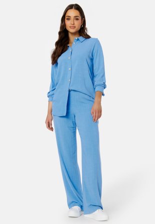 Object Collectors Item Objsanne Aline Wide Pant Provence Detal : Col Klær