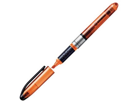 STABILO Överstrykningspenna Navigator orange snedskuren spets 1+4mm 545/54 - Lyreco - Kontorsmaterial - Pennor - Överstrykningspennor