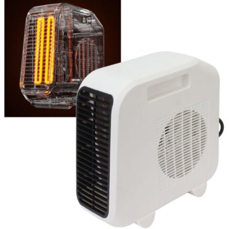 Bærbar rumvarmer, hurtig opvarmning, mini-luftvarmer, elektrisk bordventilator.pa