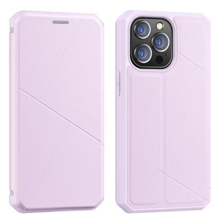 Iphone 13 Pro - Dux Ducis Skin X Shockproof Läder Fodral - Rosa