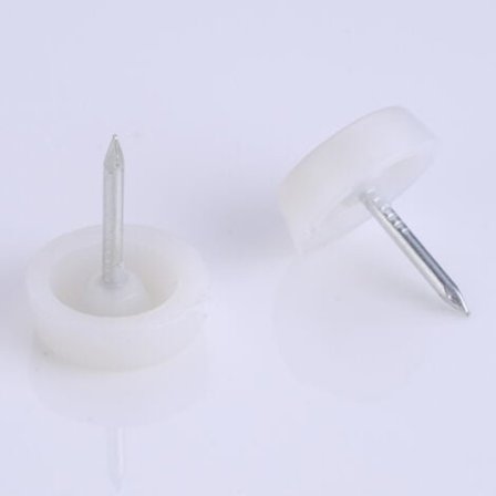 20 mm 2 kpl VALKOINEN Muovinen liukukisko