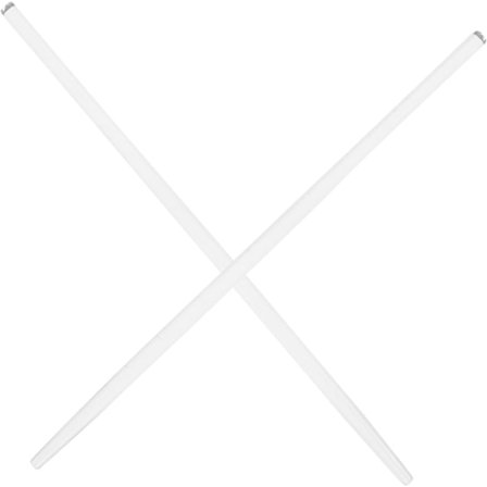 Elegante Glaspinde Genanvendelige spisepinde til restaurant Sushi Kompakt til rejser Picnic 24 cm længde