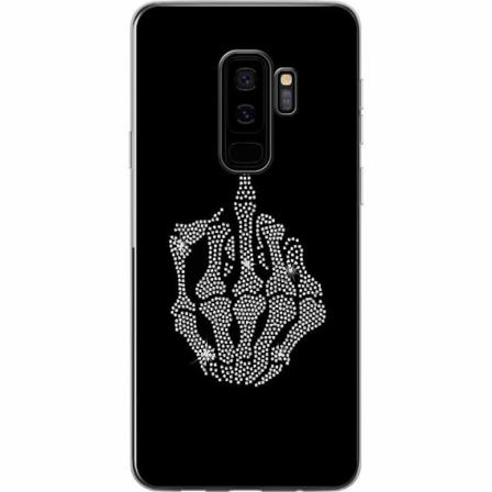 Samsung Galaxy S9+ Genomskinligt Skal Fuck You Bling