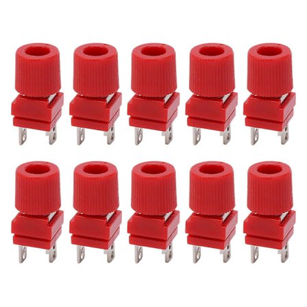 Højkvalitets J.50017 300-500W inverter strømterminal firkantet terminal 10 stk...