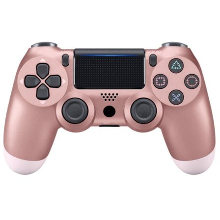 Games World PS4 Dualshock 4 V2 langaton peliohjain / ohjain, pinkki, ruusukulta, PS4 / PS5 / Android / iOS