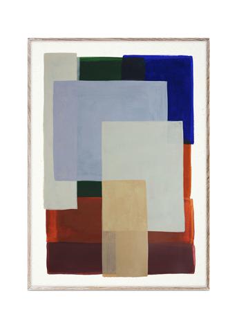 Layers 01 - 30X40 Home Decoration Posters & Frames Posters Multi/mönstrad Paper Collective
