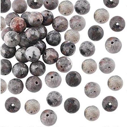 30 stk. Naturlige Fire Jasper Perler 8 mm Runde Naturlige Løse Edelstensperler Spacer Steinperler for DIY Armbånd Halskjeder Smykkefremstilling