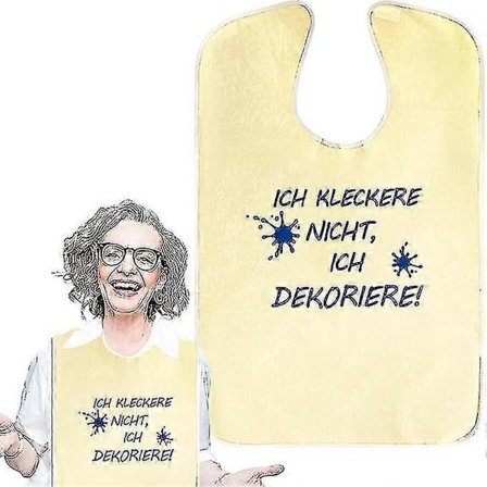 Hagesmække til voksne, madhagesmække til voksne, genanvendelige hagesmække til ældre, sjove hagesmække til voksne, vandtætte hagesmække til ældre 