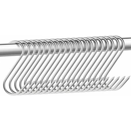 【xj】15-pakning slakterkroker i rustfritt stål 15 cm S-formede