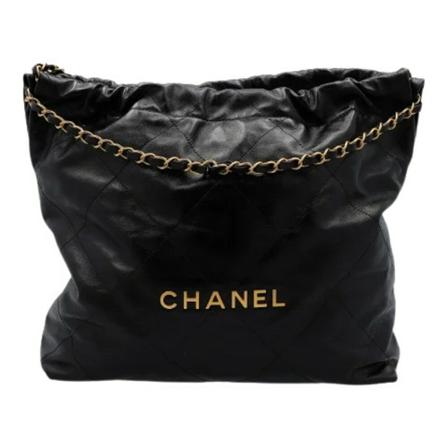 Chanel Vintage, Pre-owned Leather chanel-bags Zwart, Dames, Maat:ONE Size