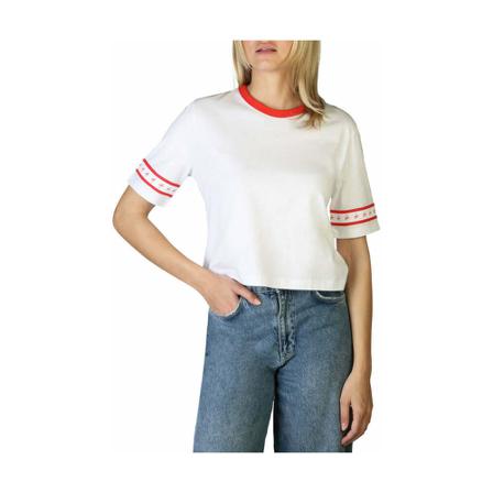 Calvin Klein T-Shirts , Wit , Dames , Maat: XS