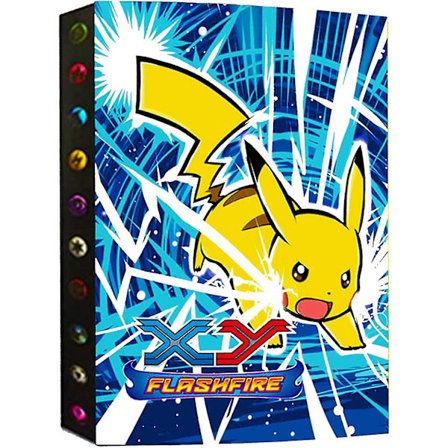9 rum 432 kort Anime Album Bog Pikachu Favorit Samlekort Binder Mappe