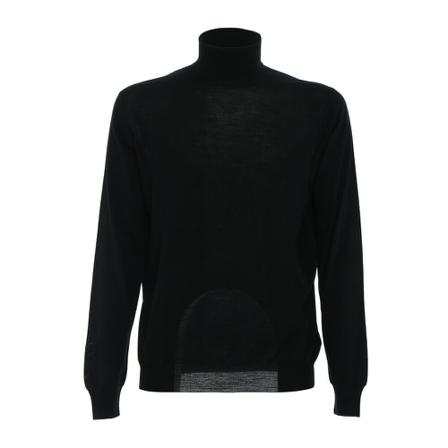 Fedeli Derby ML. Lana 140 Trui , Zwart , Heren , Maat: XL