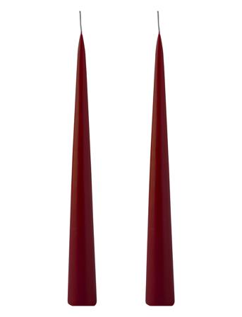 Hand Dipped Decoration Candles, 2 Pack Home Decoration Candles Pillar Candles Rød Kunstindustrien