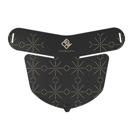 LED-halsenhed til bæres - Hands-free sort LED-halslys til hjemmebrug til løft og anti-rynkepleje