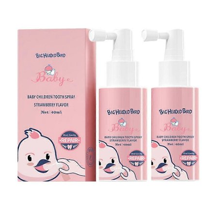 1-3kpl 40ml Mansikka Suunhoitosuihke Lapsille Hampaiden Reikääntymisen Ehkäisy Lasten Hampaiden Puhdistus