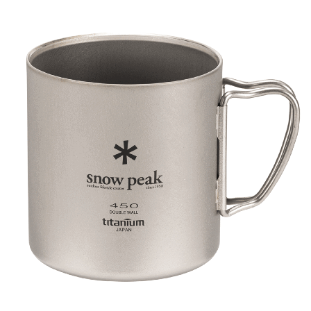 Snow Peak Recycled Titanium Double Wall 450 Metall