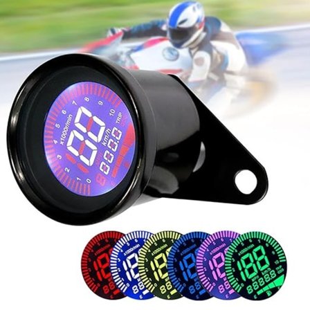 Digitalt PC-speedometer for motorsykkel, speedometer
