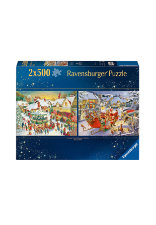 RAVENSBURGER Pussel Christmas Collection No1 2x500 bitar Unisex Flerfärgad ONESIZE