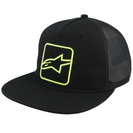 Alpinestars - Svart trucker Keps - Control Black/Black Trucker @ Hatstore