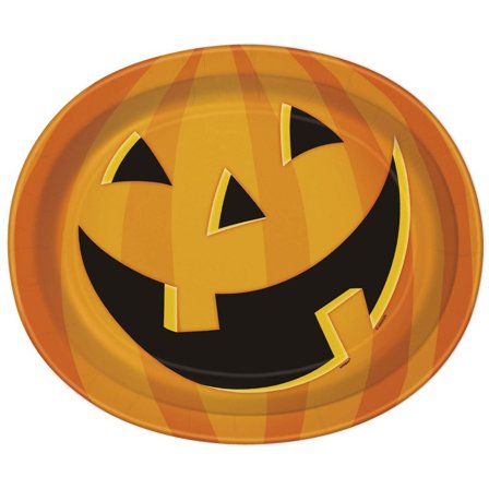 Suuret lautaset kurpitsa 8-pack