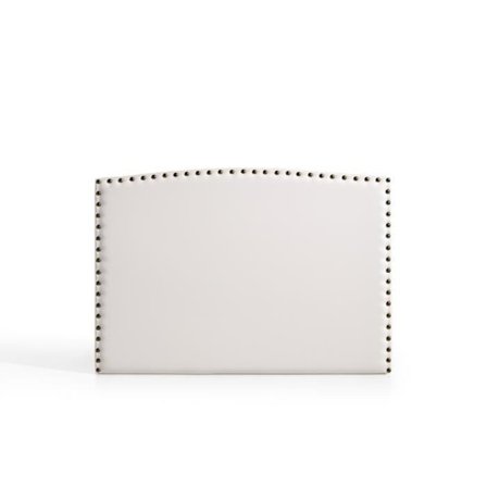 Sänggavel - ECCOX - Ambar - Vit konstläder - 154x115x8 cm - Aquaclean fläktbeständig